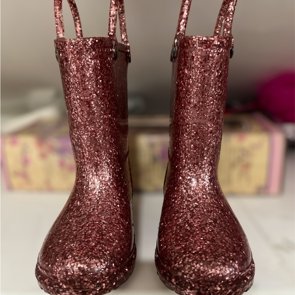 Western Chief Girl's Glitter Waterproof Rain Boot - Picture 3 of 3